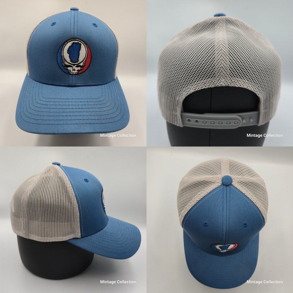 Grateful Dead Lake Tahoe Steal Your Face Embroidered Hat